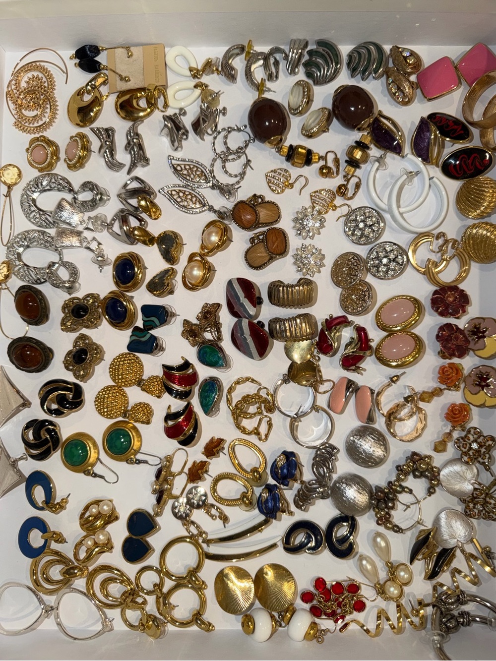 Lots of Vintage & Preowned Pierced & Clip-On Earrings